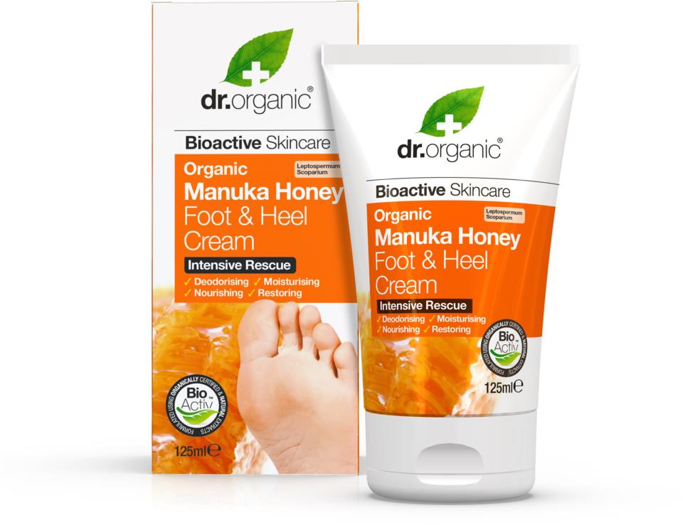 Dr Organic Manuka Foot & Heel Cream 125 ml
