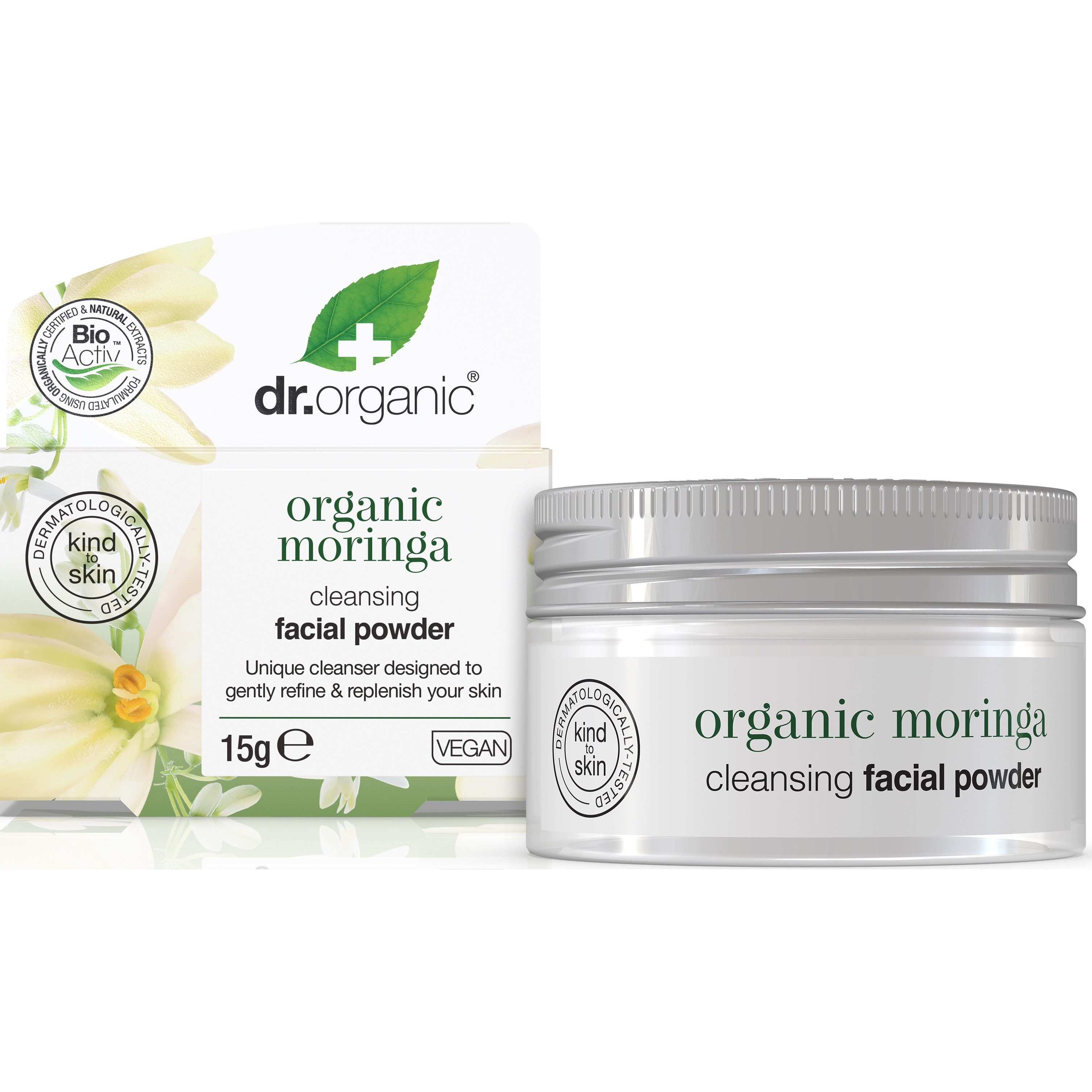 Dr. Organic Moringa Cleansing Facial Powder 15 g