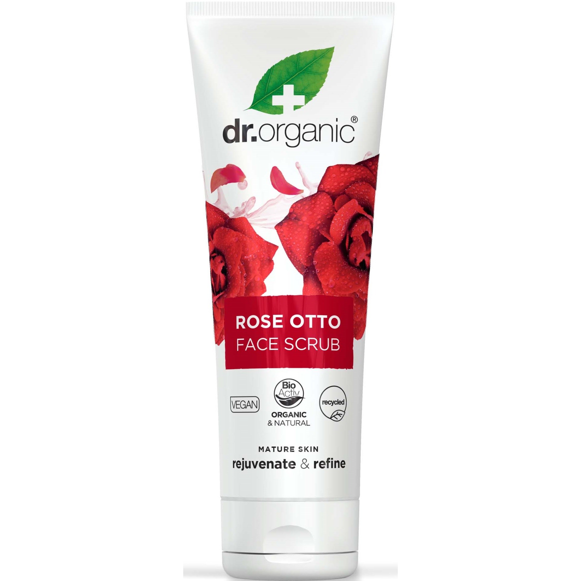 Läs mer om Dr. Organic Rose Otto Face Scrub 125 ml