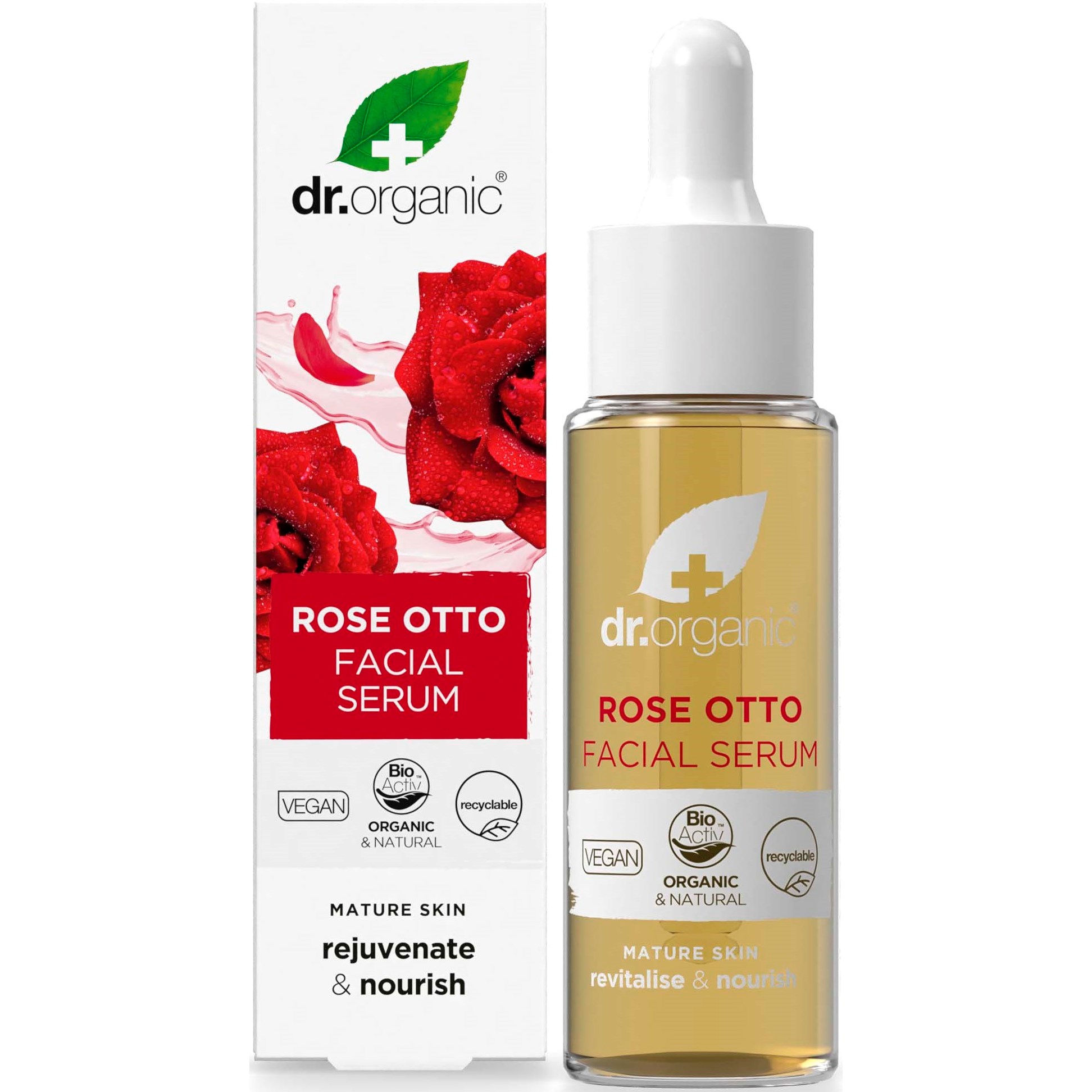 Läs mer om Dr. Organic Rose Otto Face Serum 30 ml