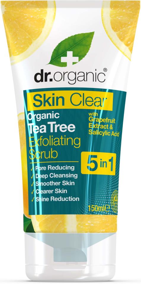 Dr Organic Skin Clear Exfoliating Scrub 150 ml