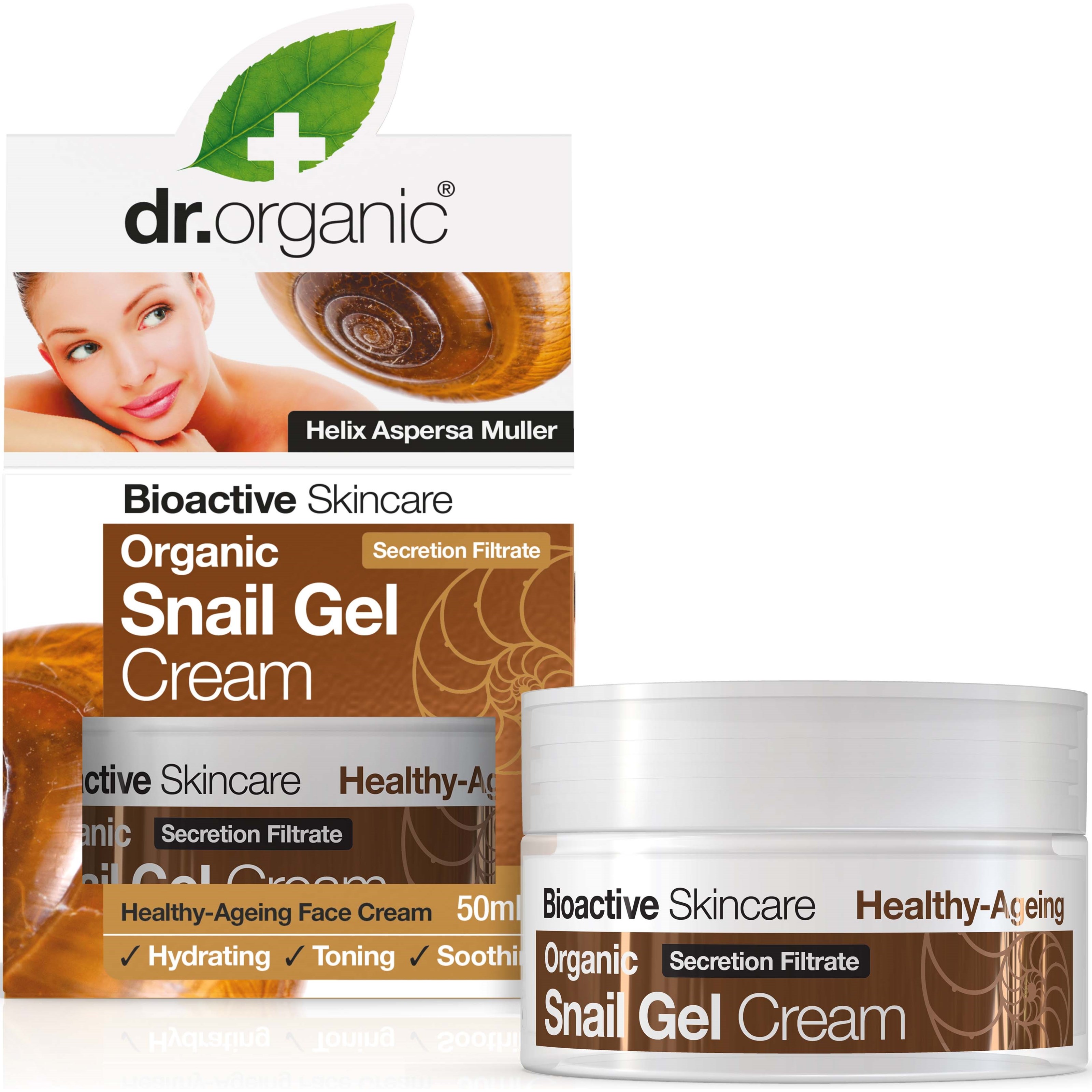 Läs mer om Dr. Organic Snail Gel Cream 50 ml