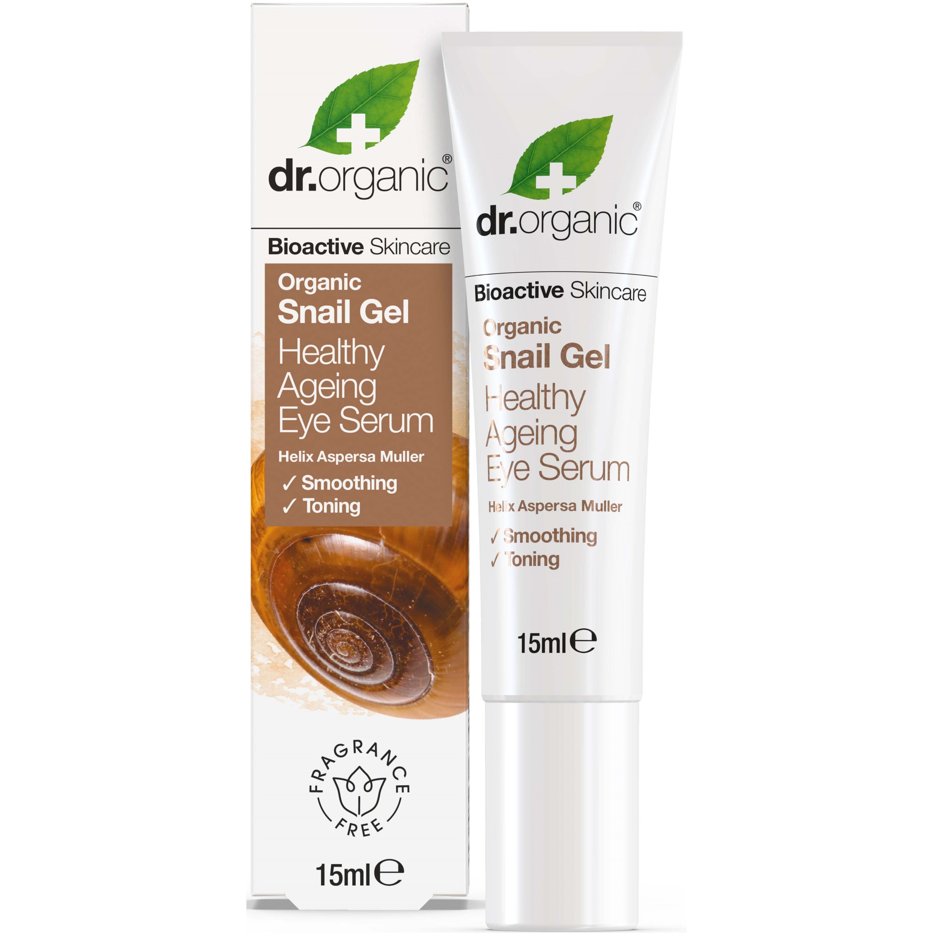 Läs mer om Dr. Organic Snail Gel Eye Serum 15 ml