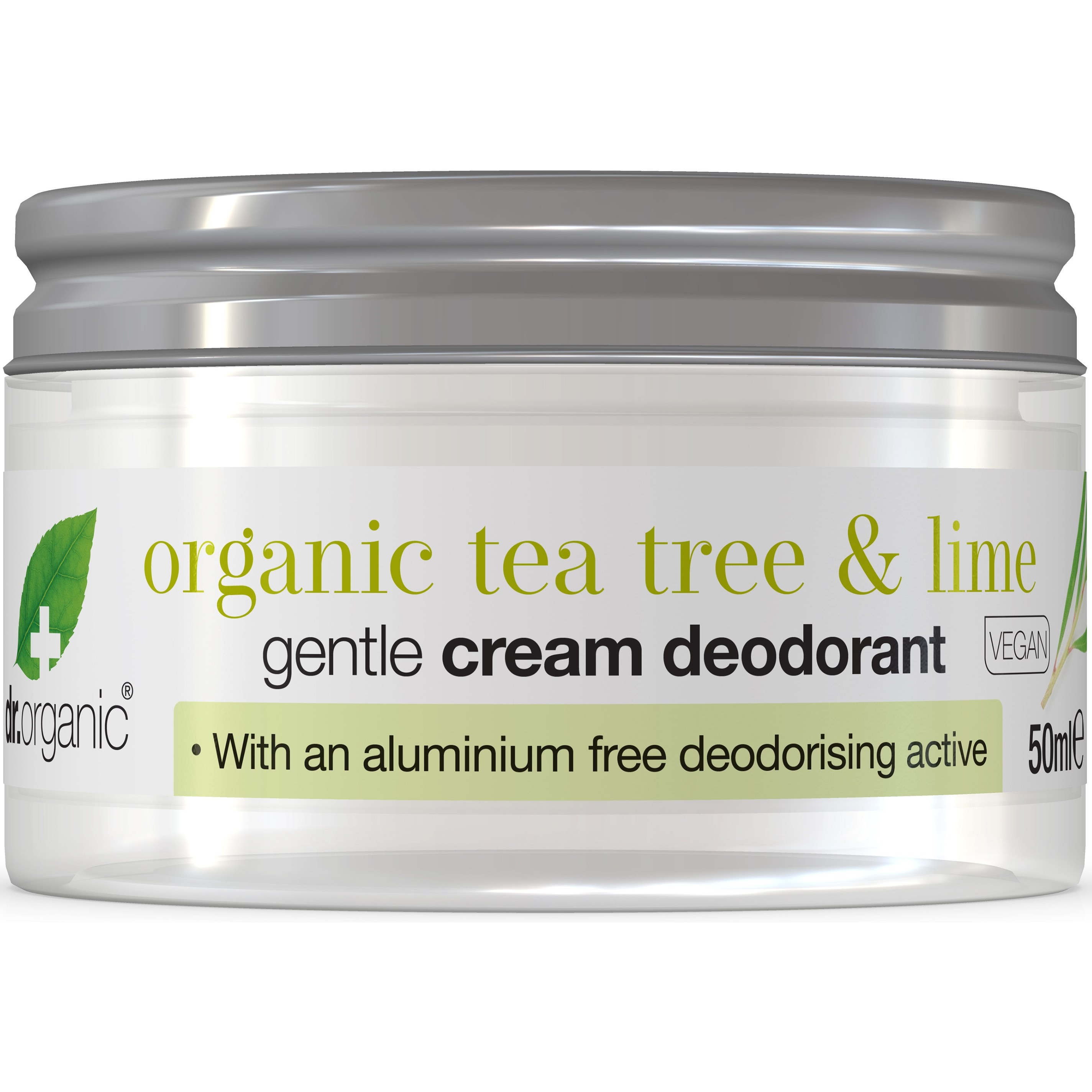 Dr. Organic Tea Tree & Lime Cream Deodorant 50 ml