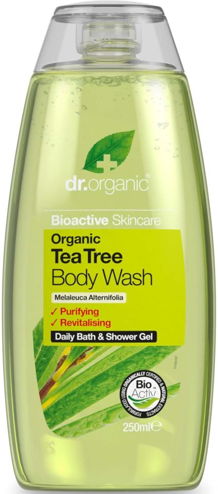 Dr Organic Tea Tree Body Wash 250 ml