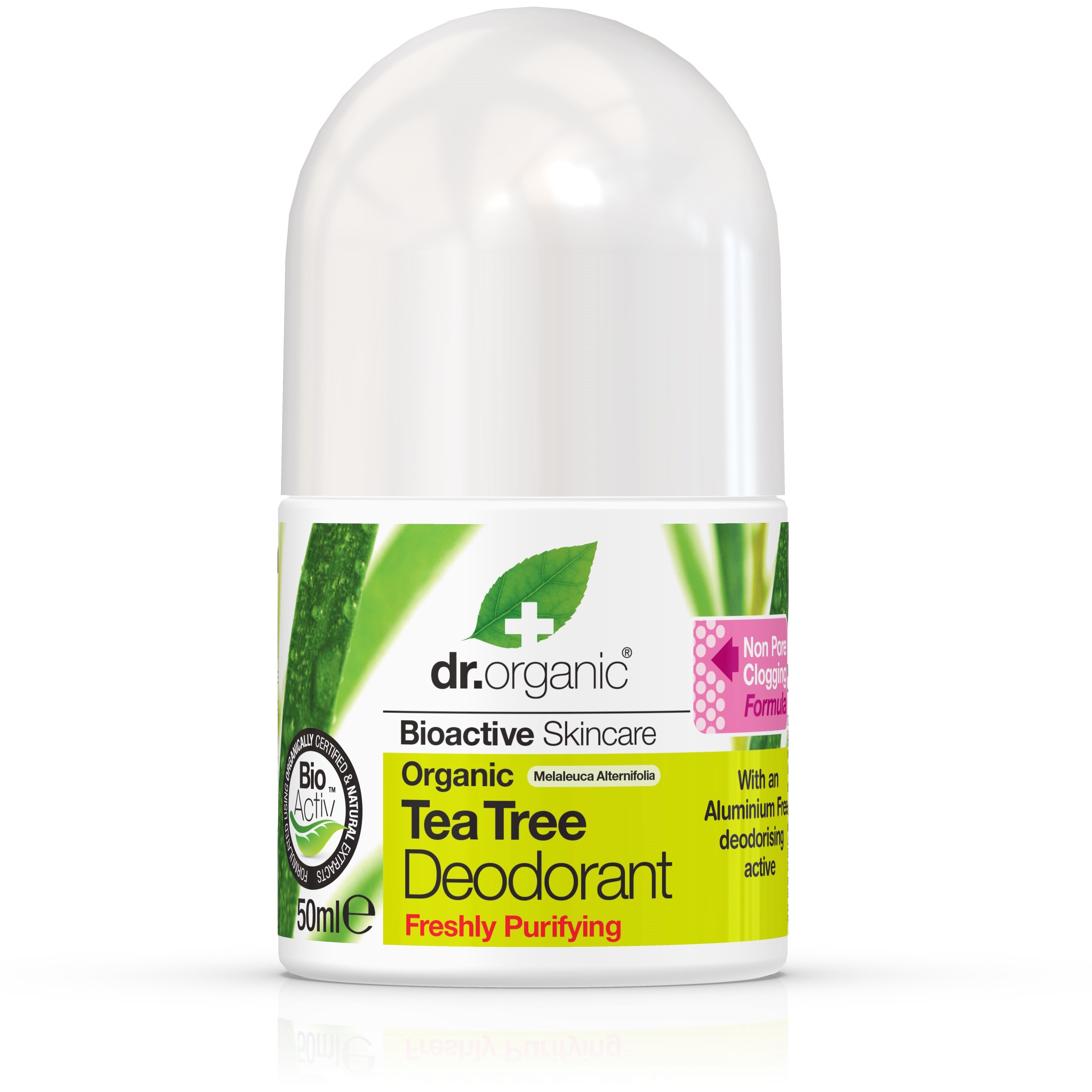 Läs mer om Dr. Organic Tea Tree Deo Roll on 50 ml