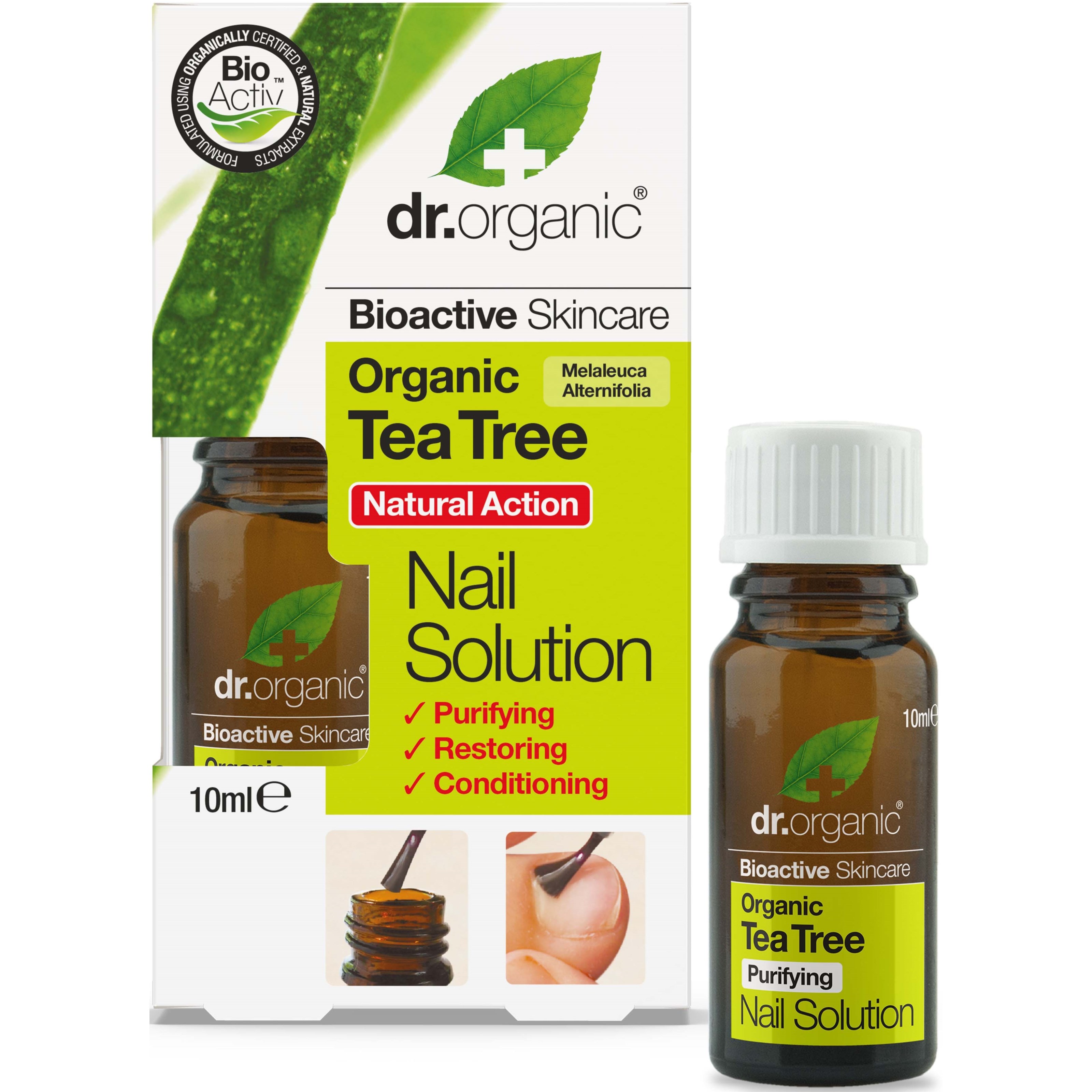 Läs mer om Dr. Organic Tea Tree Nail Solution 10 ml