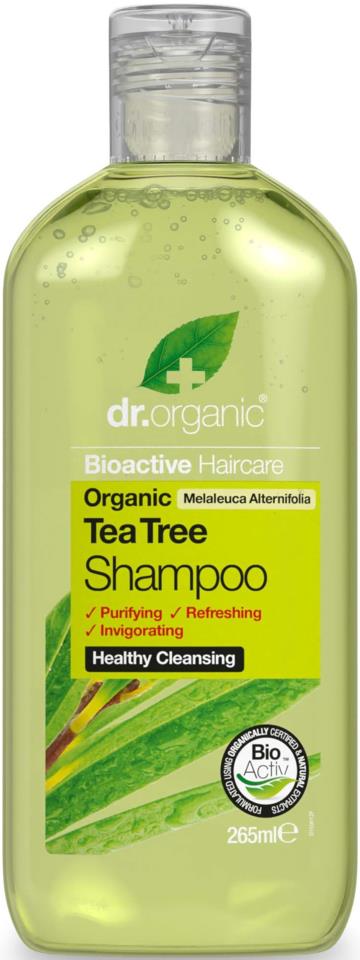 Dr Organic Tea Tree Shampoo 265 ml