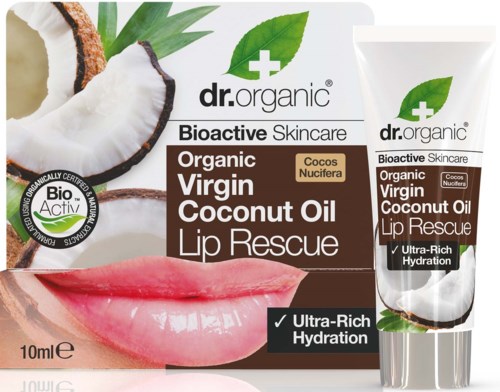 Lippenbalsem met kokosolie, hydrateert en maakt lippen zacht en glad.