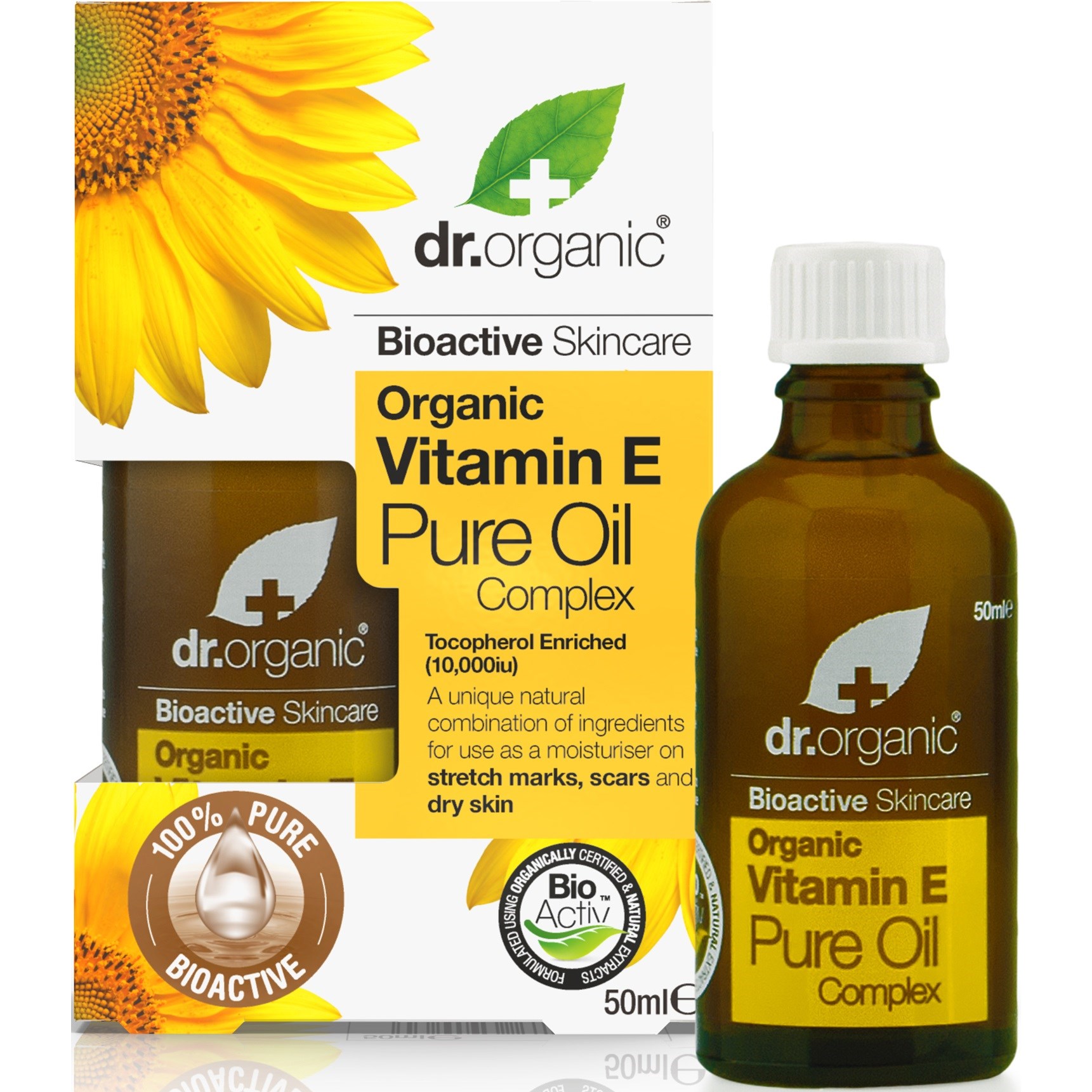 Läs mer om Dr. Organic Vitamin E Pure Oil 50 ml