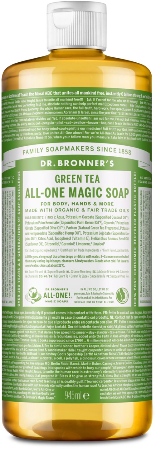 Dr. Bronner's All-One Magic Soap Green Tea 945 ml