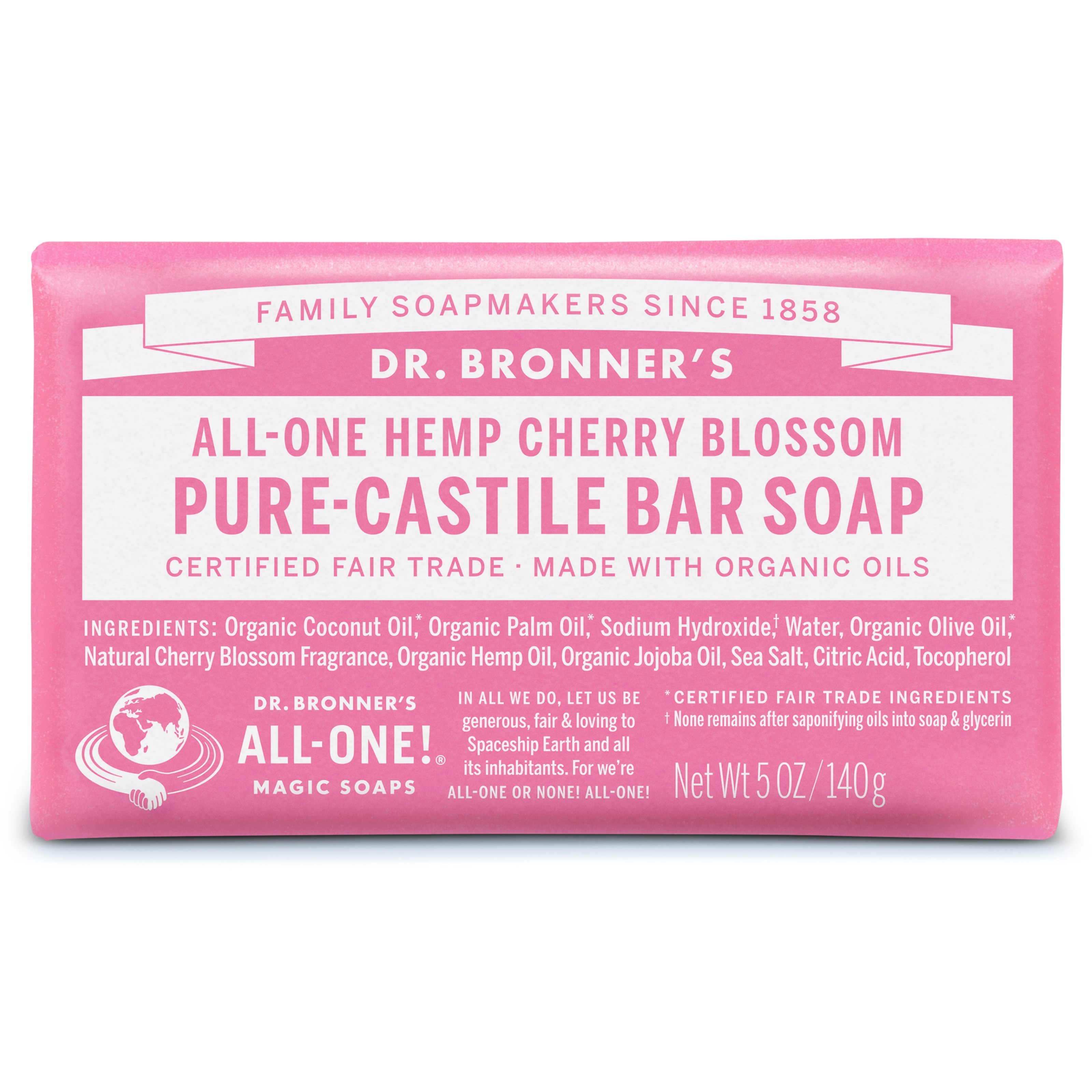 Dr. Bronners Bar Soap Cherry Blossom 140 g