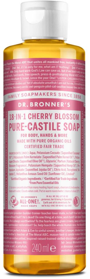 Dr. Bronners Liquid Soap Cherry Blossom 240ml