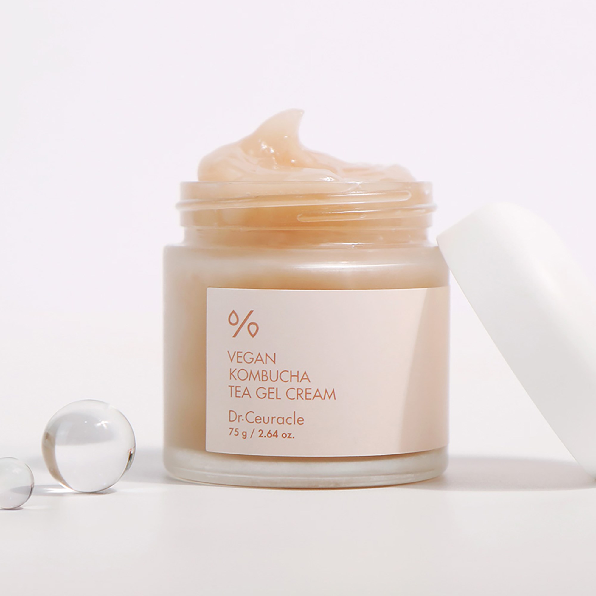 Dr. Ceuracle Vegan Kombucha Tea Gel Cream 75 g (obrázok 3)