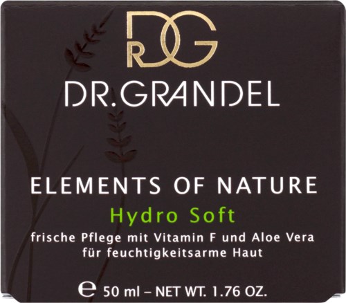 Dr. Grandel Hydro Soft hudvårdsprodukt med Vitamin F och Aloe Vera för torr hud, 50 ml.