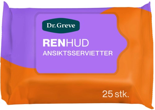 Dr. Greve RENHUD  Ansiktsservietter 25 st