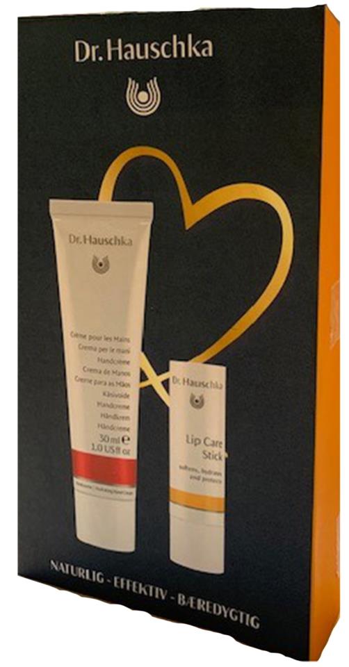 Dr. Hauschka Dr. H. Værtindesæt Lip Care Stick + Hand Cream