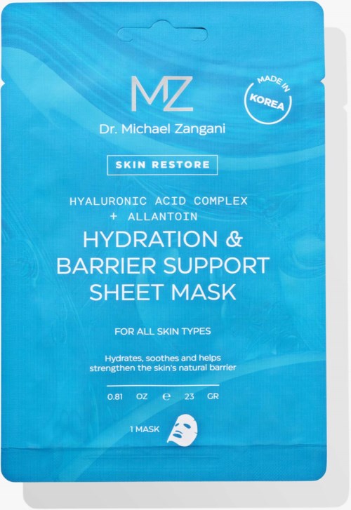 Dr. Michael Zangani 4PK Sheet Mask Hydration & Barrier Support Gift Set