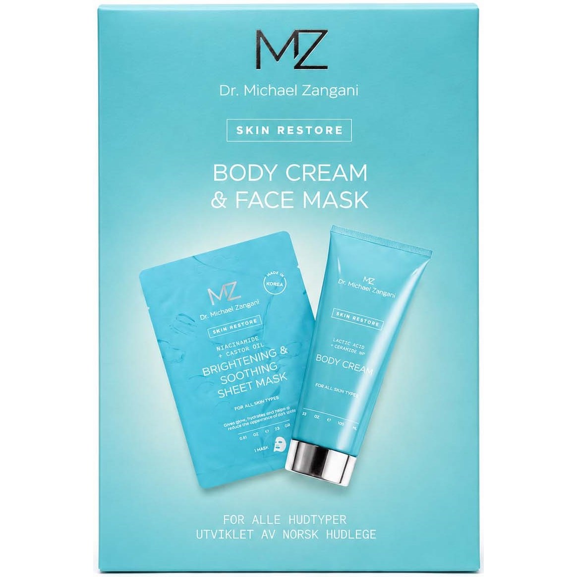 Dr. Michael Zangani Body Cream & Face Mask Gift Set