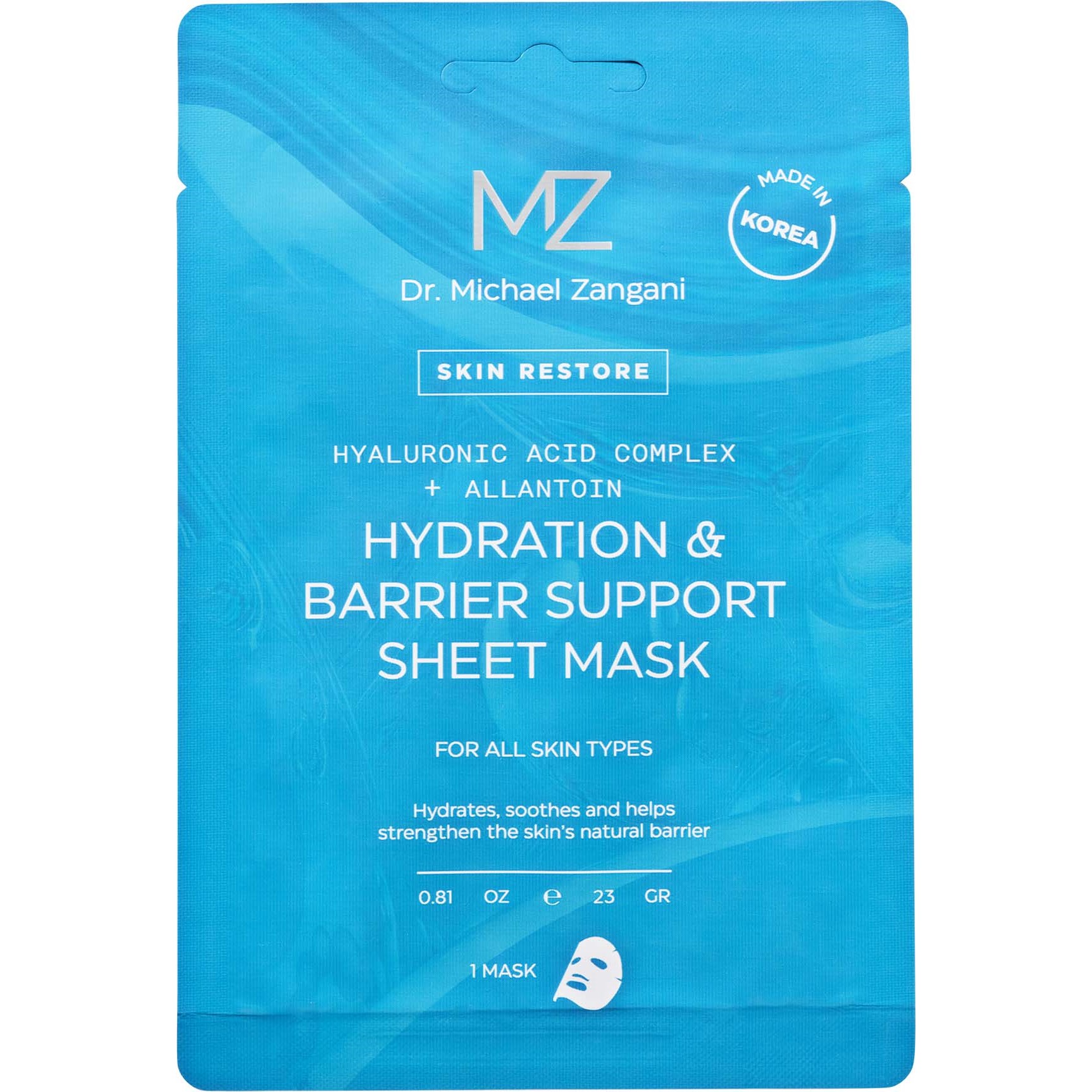 Dr. Michael Zangani Skin Restore Hydration & Barrier Support Shee