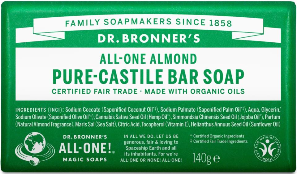 Dr.Bonner's Pure-Castile Soap 140g