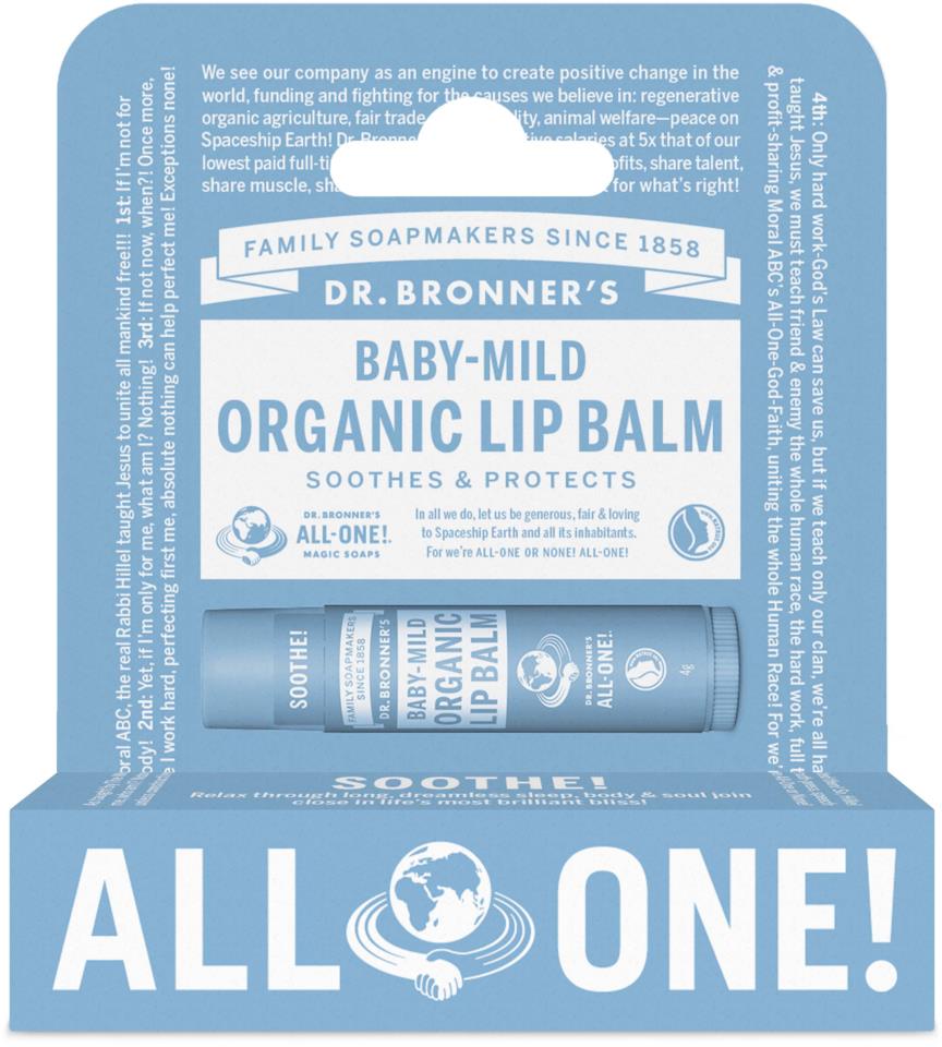 Dr.Bronner's Baby Mild (Unscented) Organic Lip Balm