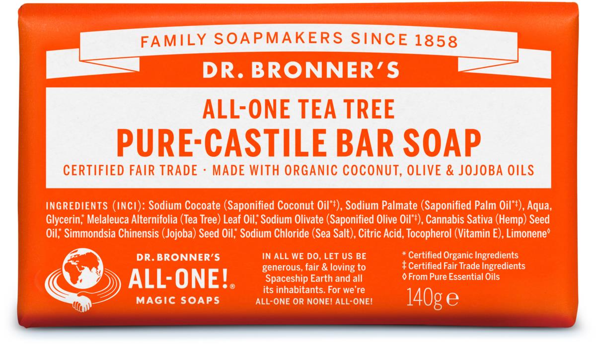 Dr. Bronner's BarSoap Teatree 140 g