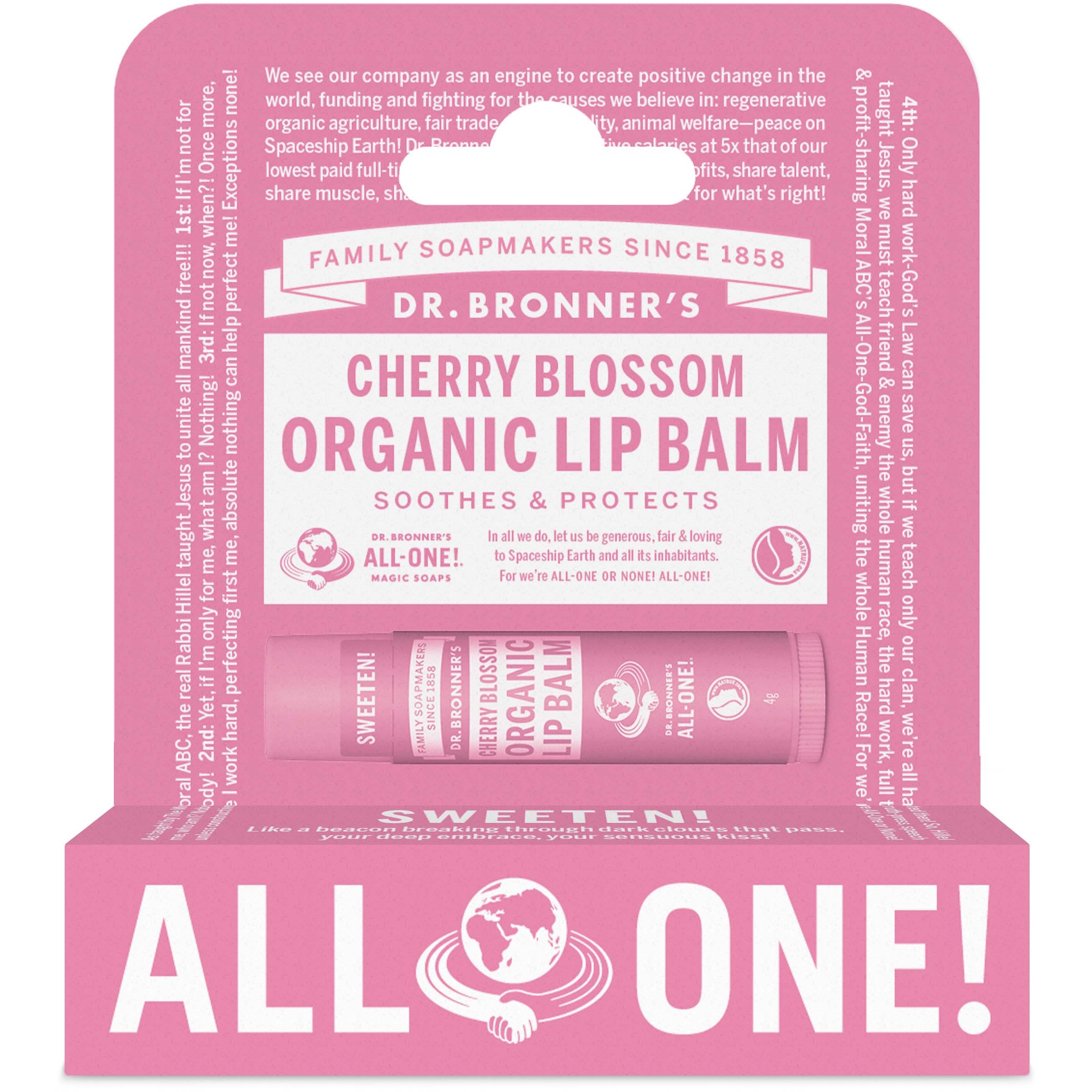 Läs mer om Dr. Bronners Cherry Blossom Organic Lip Balm