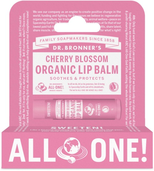 Dr. Bronner's Cherry Blossom Organic Lip Balm