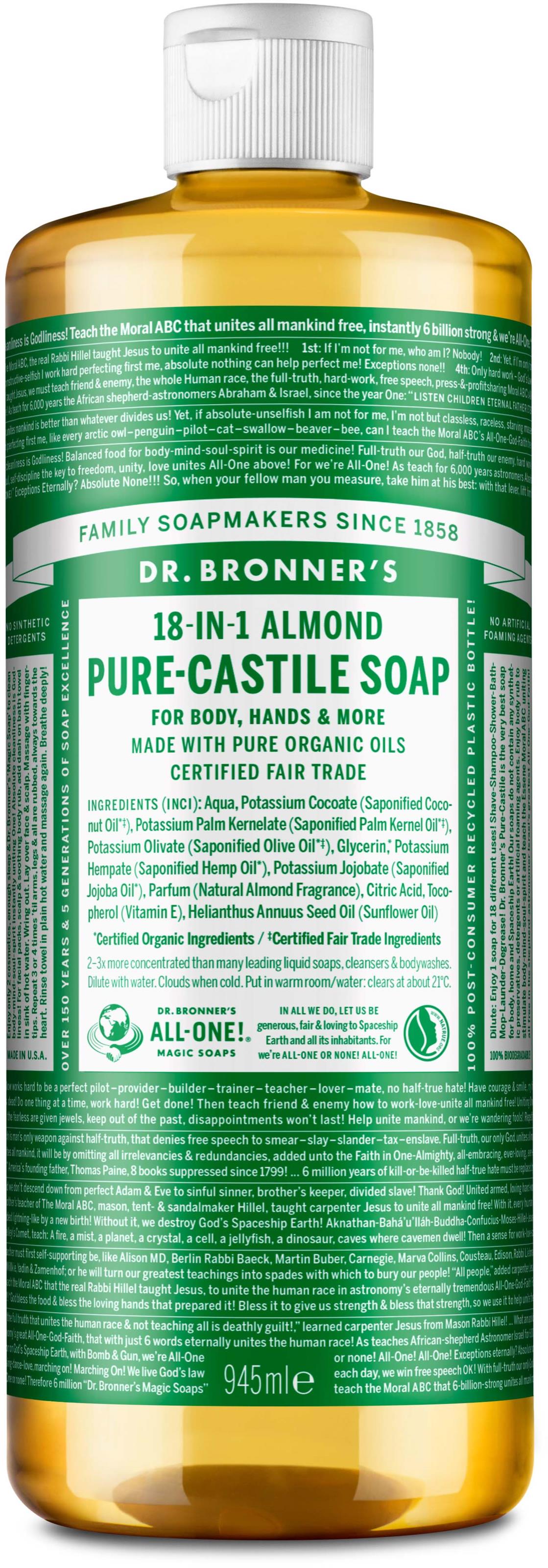 Dr. Bronner's Liquid Soap Almond 945 ml