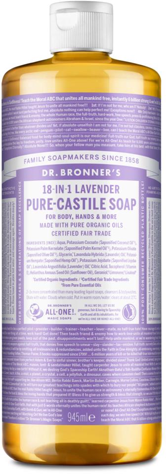 Dr.Bronner's Liquid Soap Lavender 945 ml