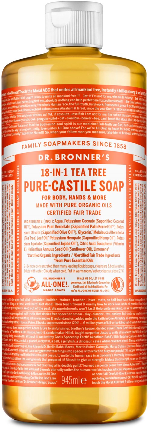 Dr. Bronner's Liquid Soap Tea Tree 945 ml