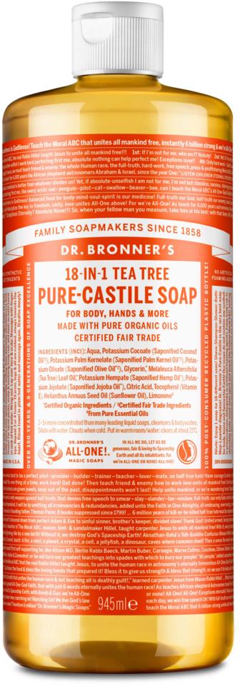 Dr.Bronner's Liquid Soap Tea Tree 945 ml