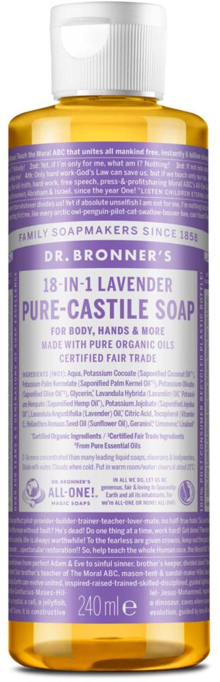 Dr. Bronner's Liquid Soaps Lavender 240 ml