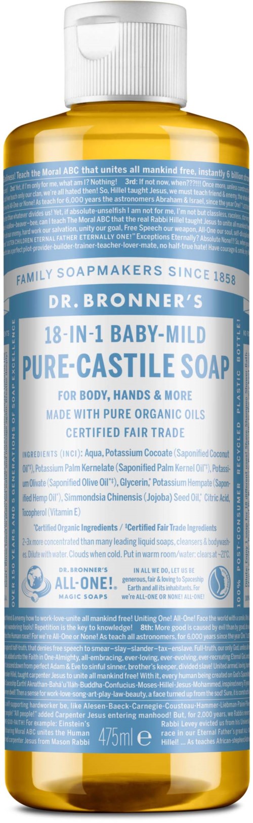 Dr. Bronner's Liquid Soaps Neutral-Mild 473 ml