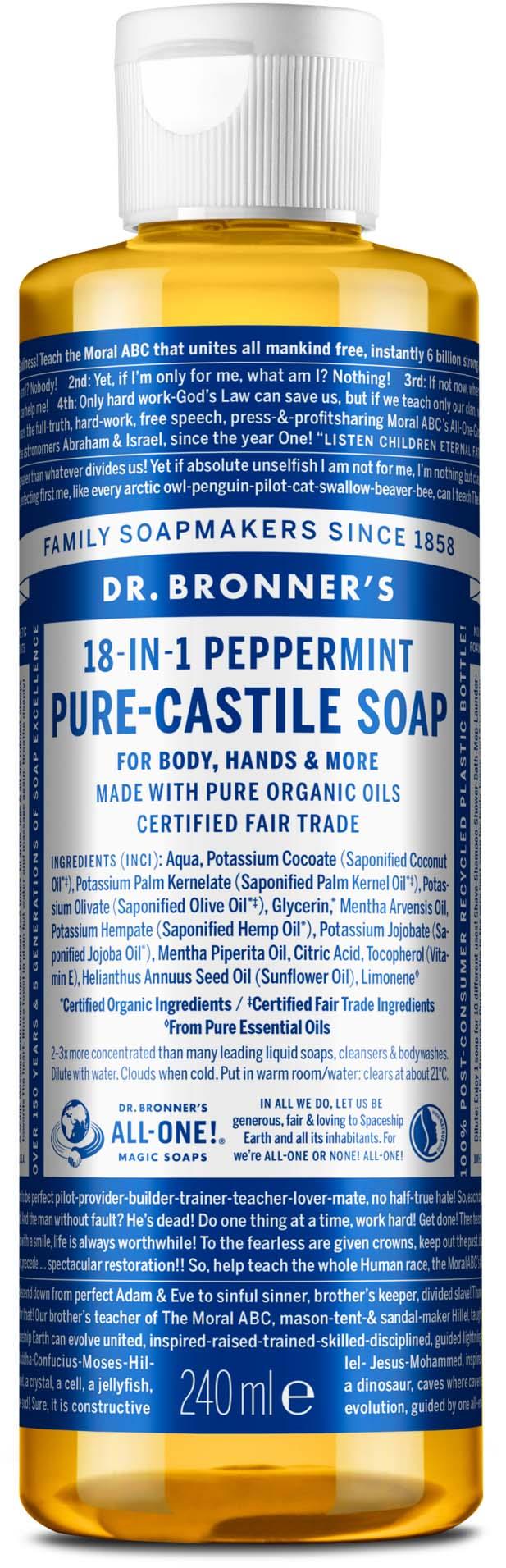 Dr. Bronner's Liquid Soaps Peppermint 236 ml