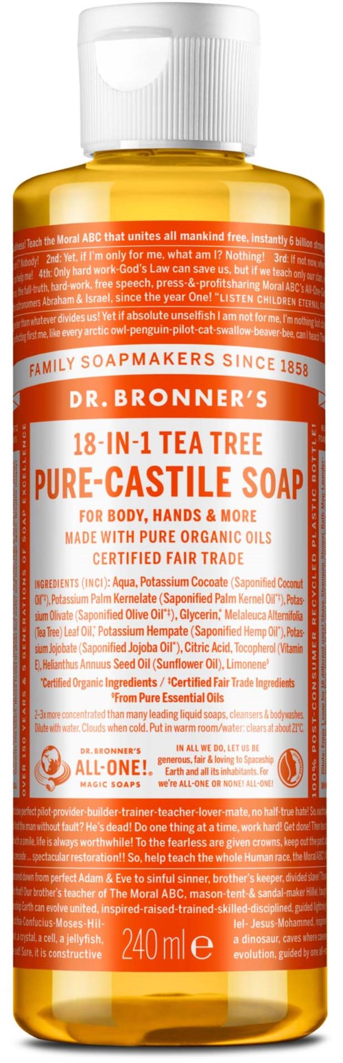 Dr. Bronner's Liquid Soaps Teatree 236 ml