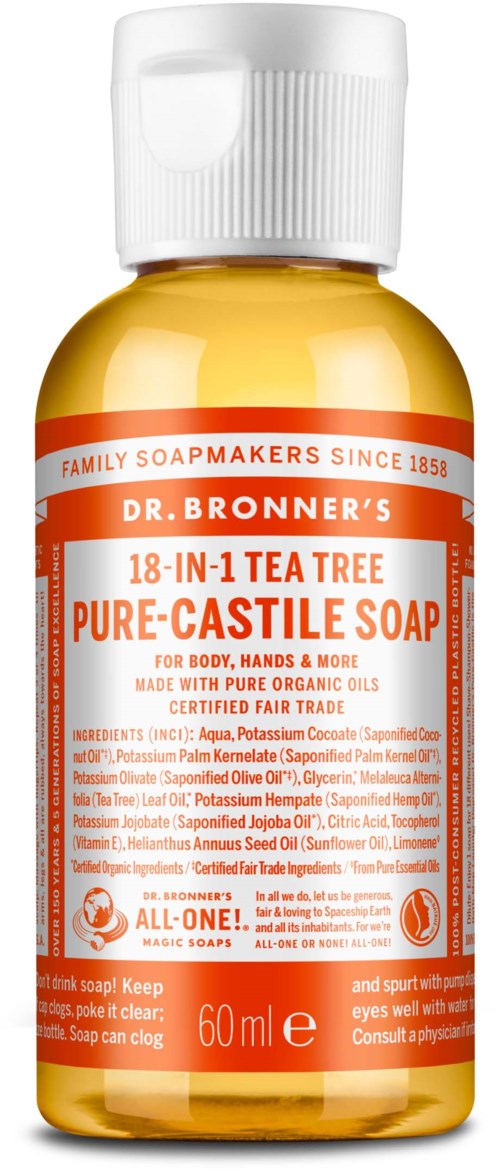 Dr. Bronner's Liquid Soaps Teatree 59 ml