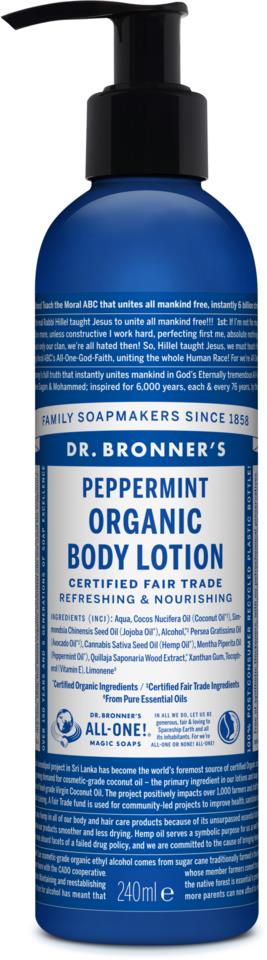 Dr.Bronner's Lotions-Peppermint 237ml