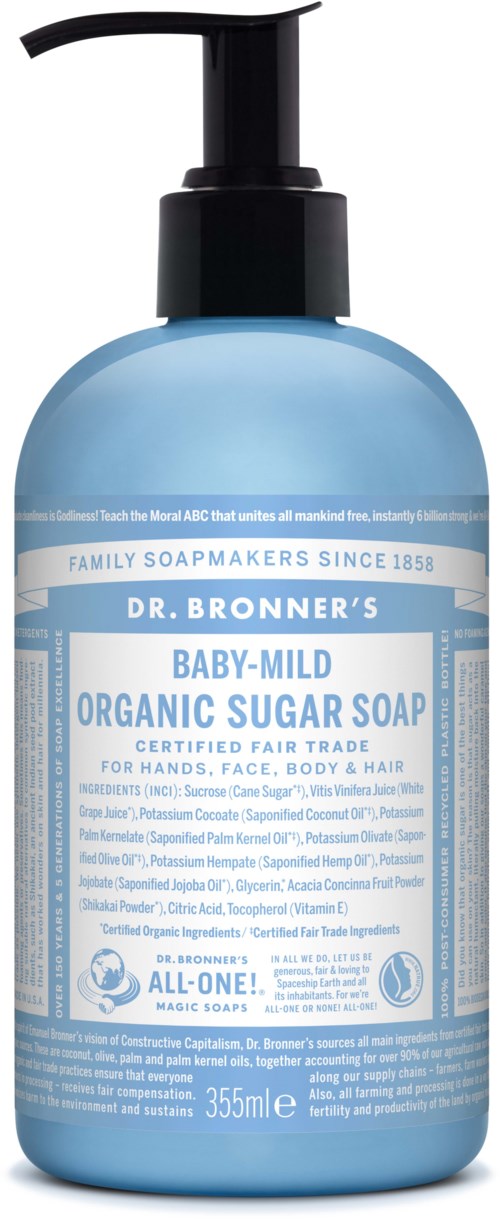 Dr. Bronner's Shikakai Soap Baby Unscented 355 ml