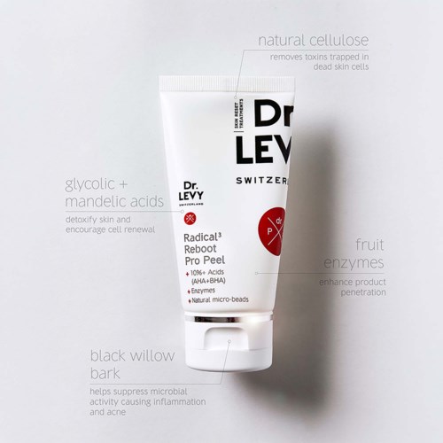 Пилинг для лица Dr. Levy Skin Reset Treatments Radical3 Reboot Pro Peel обновляющий, 50 мл — фото 5