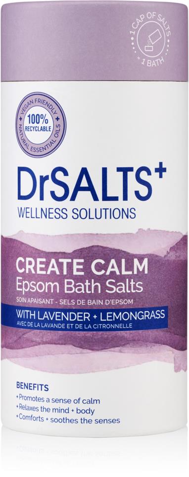 DrSALTS+ Create Calm Epsom Bath Salts 750g