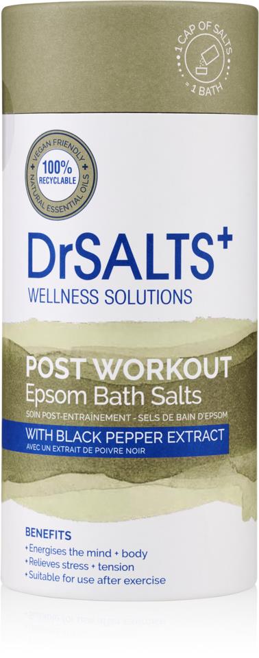 DrSALTS+ Post Workout Epsom Bath Salts 750g