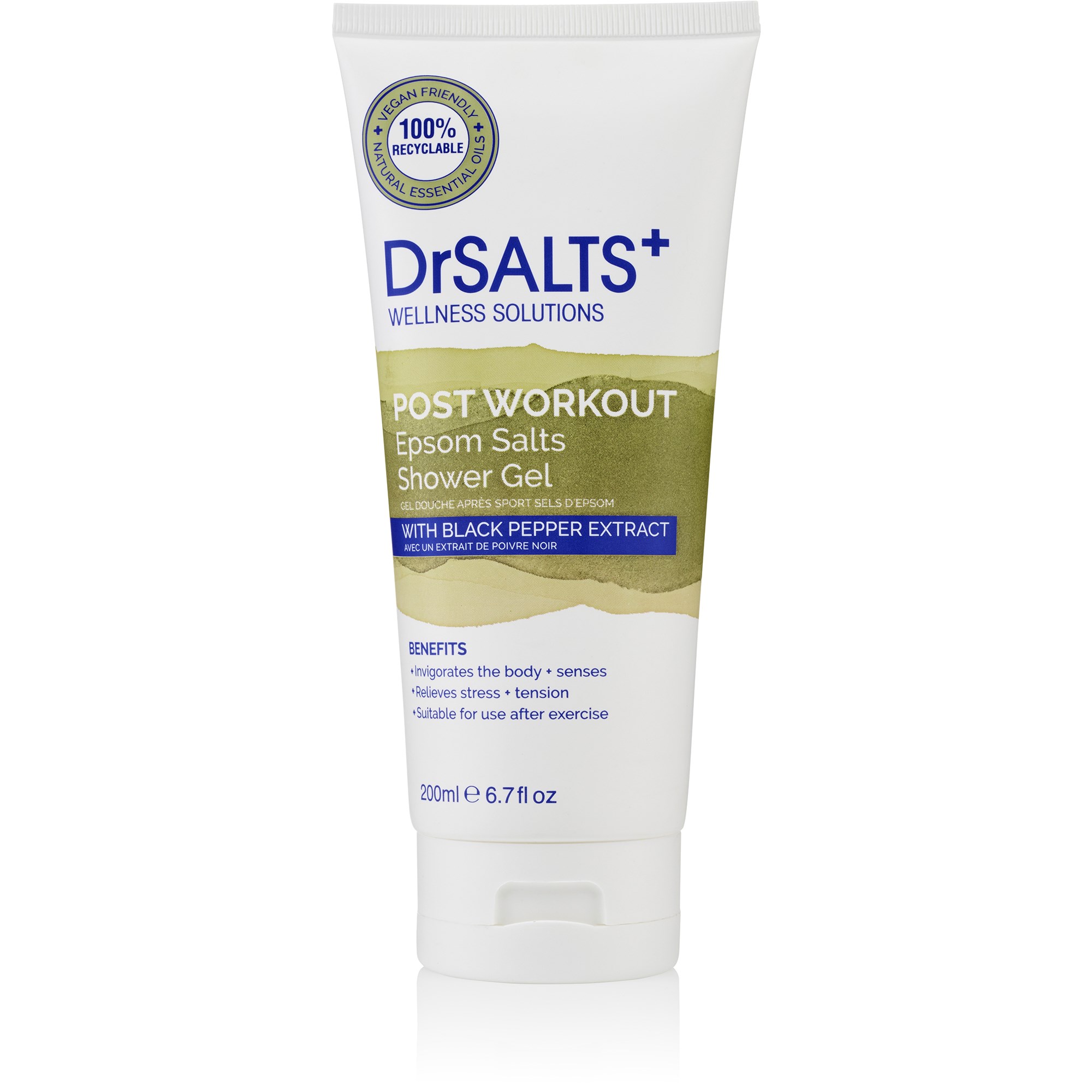 Läs mer om DrSALTS+ Post Workout Epsom Salts Shower Gel 200 ml