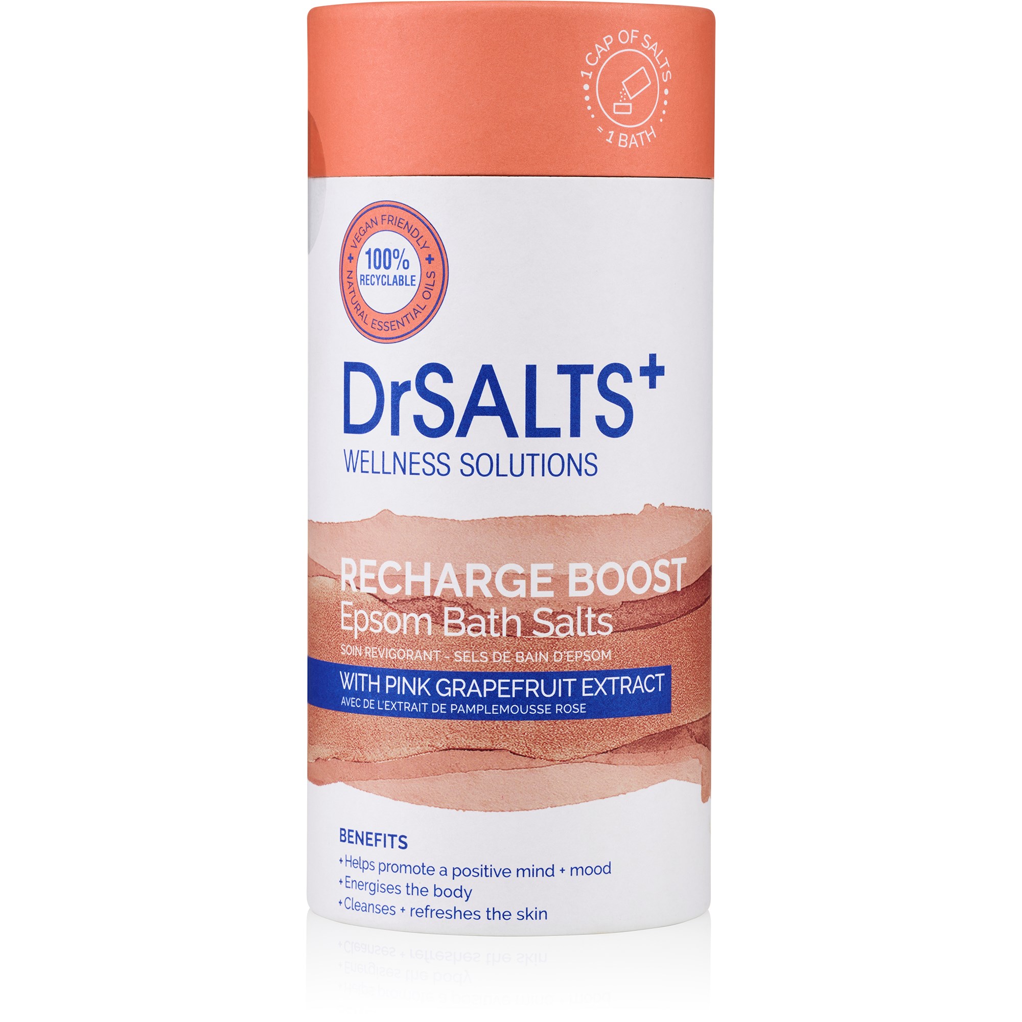 Läs mer om DrSALTS+ Recharge Boost Epsom Bath Salts 750 g