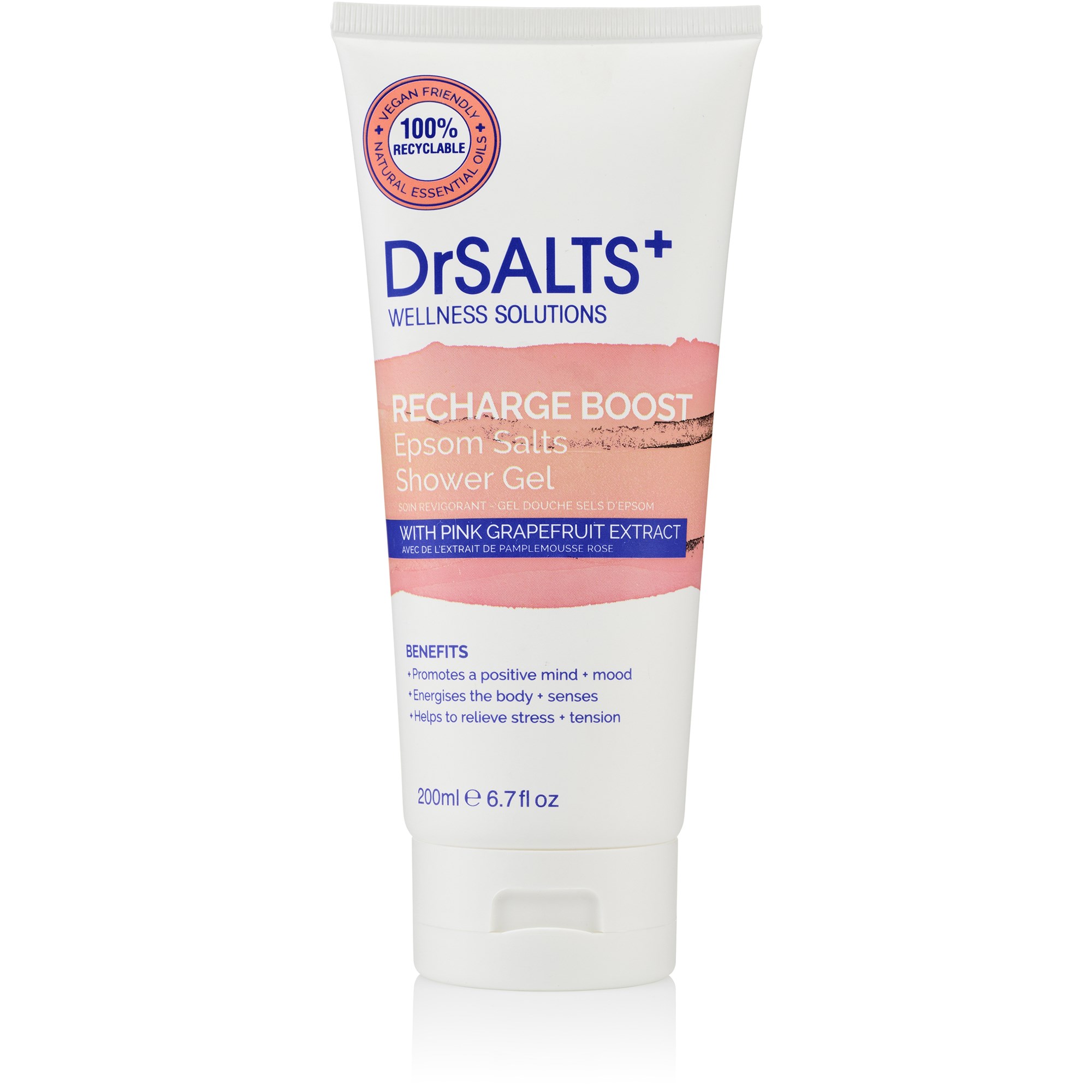 Läs mer om DrSALTS+ Recharge Boost Epsom Salts Shower Gel 200 ml