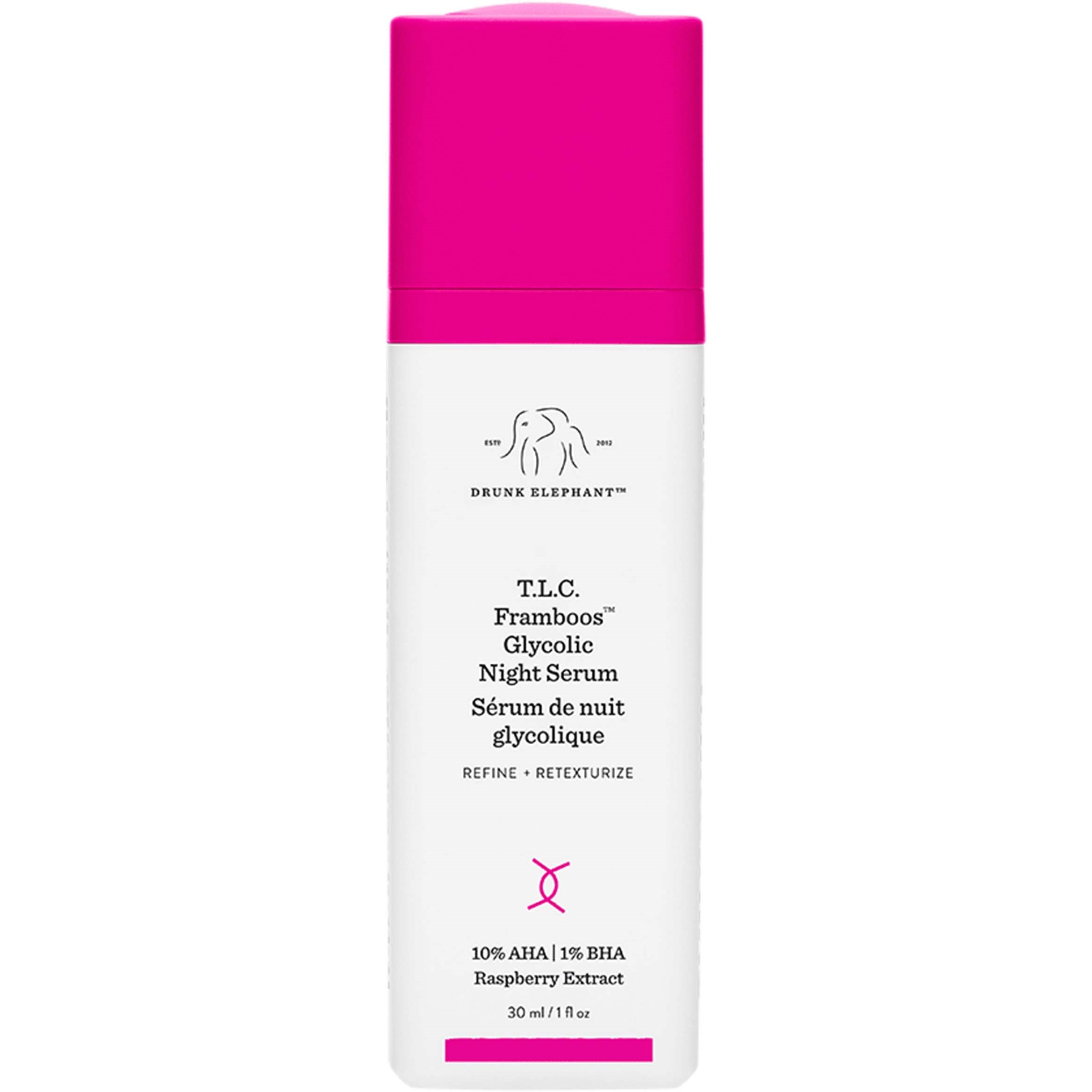 Drunk Elephant T.L.C. Framboos Glycolic Night Serum 30 ml