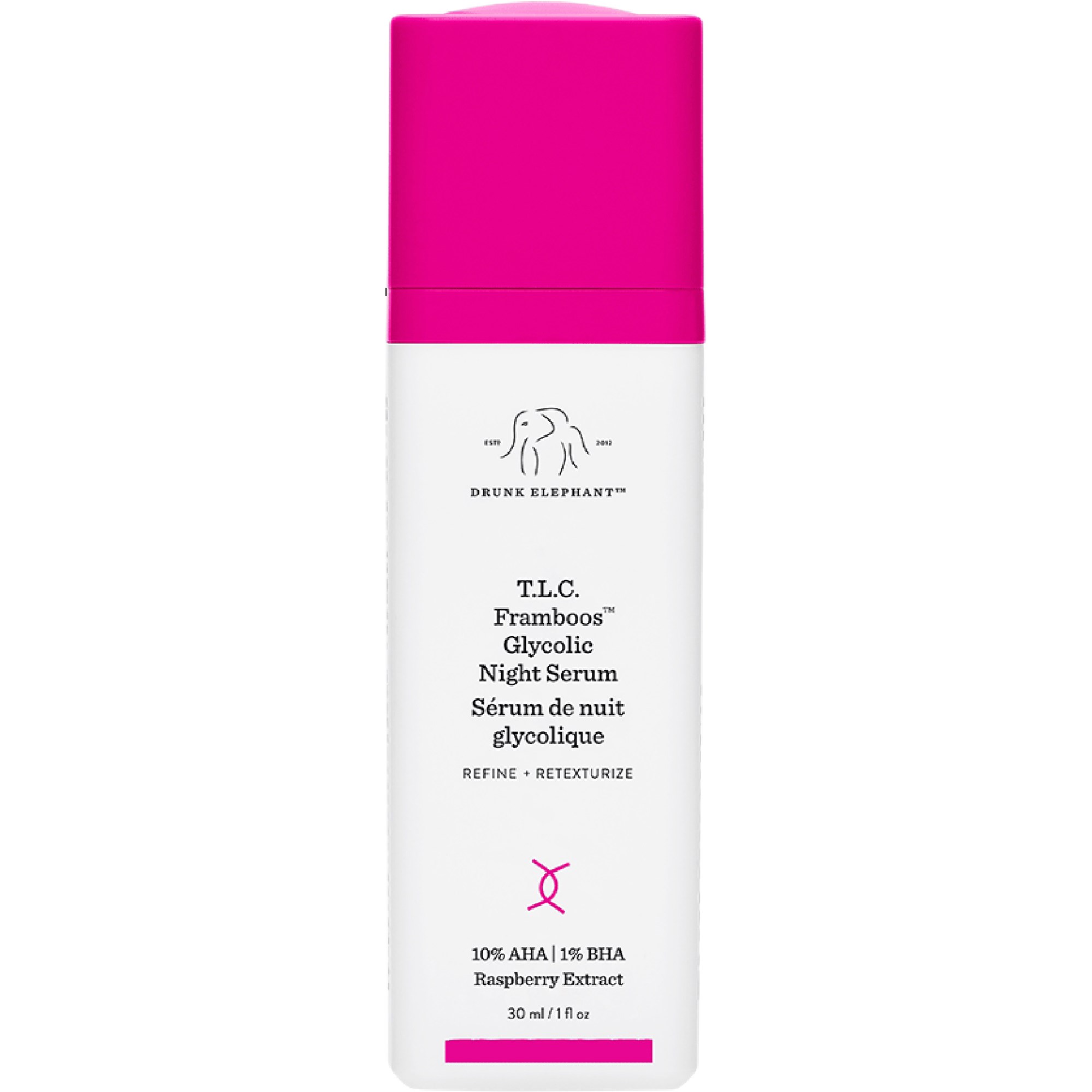 Drunk Elephant T.L.C. Framboos Glycolic Night Serum 30 ml