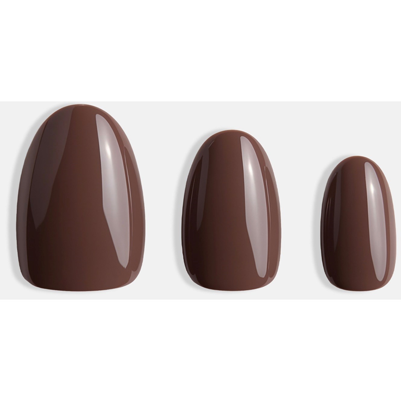 DUFFBEAUTY Instant Pro Press-On Manicure Espresso Short Almond
