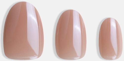 DUFFBEAUTY Instant Pro Press-On Manicure Glazed Latte Short Almond